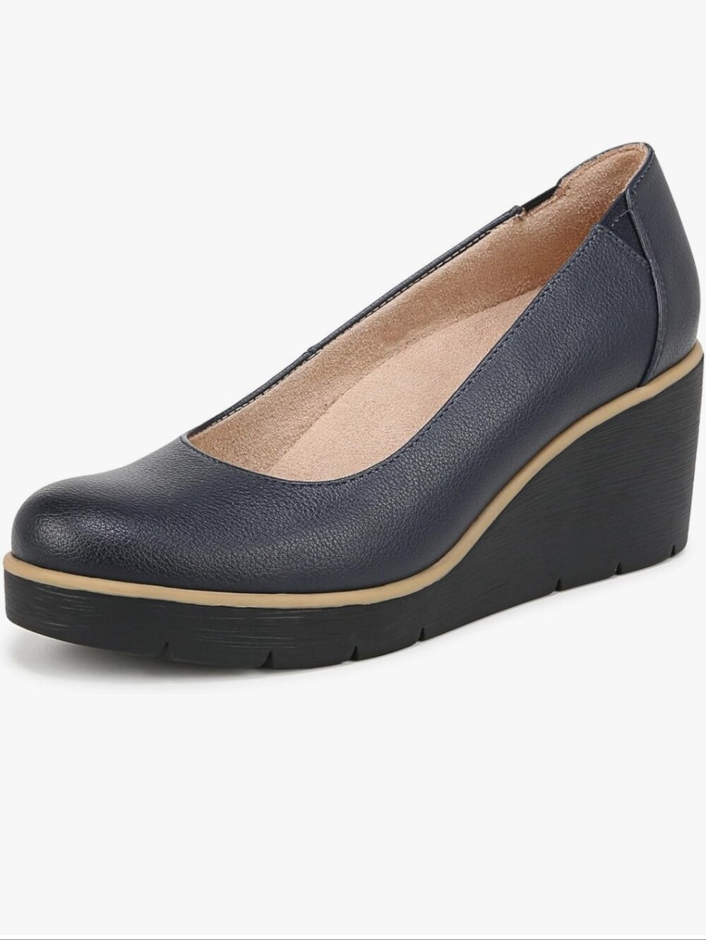 Naturalizer Womens About Time Wedge Casual Shoe Pump